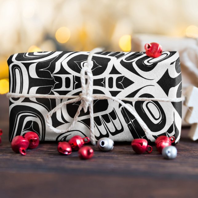 Haida Eagle Thunderbird Northwest Columbia Wrapping Paper (Creator Uploaded)