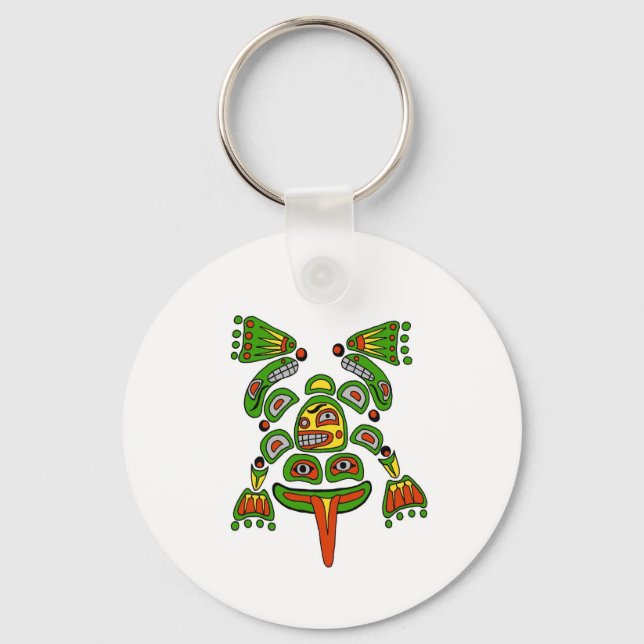 Haida frog key ring (Front)