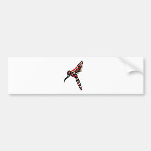 Haida Humming Bird Bumper Sticker