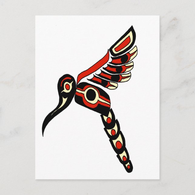 Haida Humming Bird Postcard (Front)