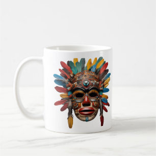 Haida Kinich Ahau #102 - Haida Mayan shaman Coffee Mug