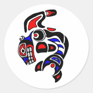 Haida Orca 2014 Classic Round Sticker
