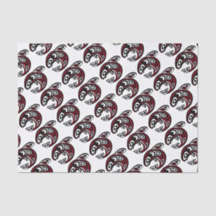 Haida Orca Northwest Coast Killer Whale Art Tissue Paper