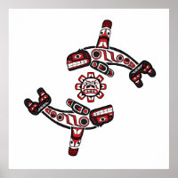 Haida orca's of the sun