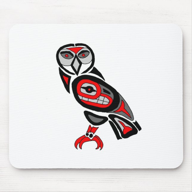 Haida Owl 2014 Mouse Mat (Front)