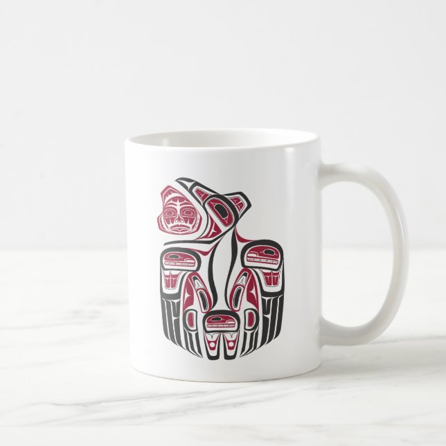 Haida Raven Design Coffee Mug (Right)