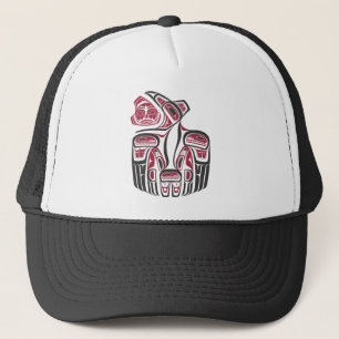 Haida Raven Design Trucker Hat