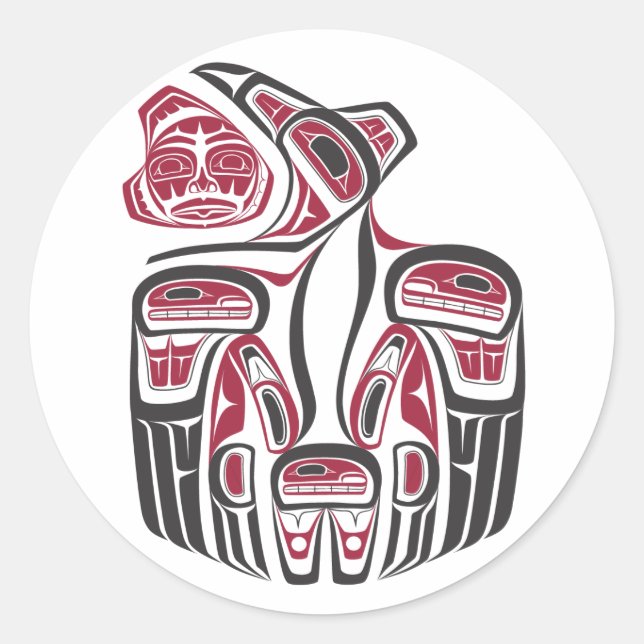 Haida Raven Sticker (Front)