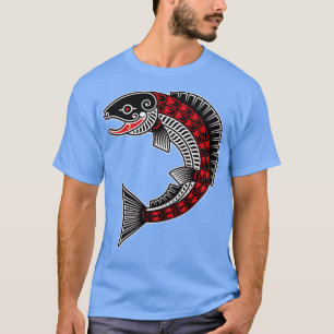 Haida Salmon American Indian Native America Indige T-Shirt