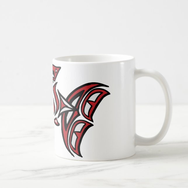 Haida salmon coffee mug (Right)