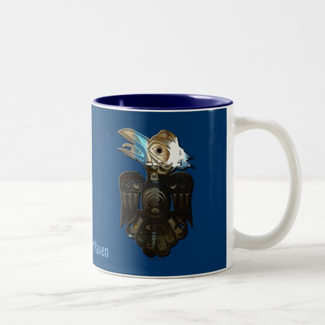 HAIDA SPIRIT Series Two-Tone Coffee Mug (Right)