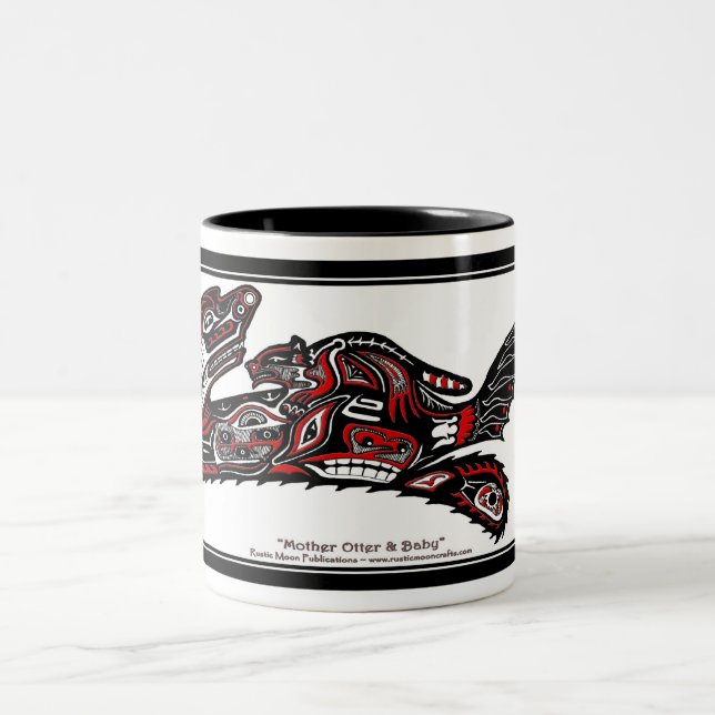 "HAIDA SPIRIT" Wild Otter Wildlife supporter Mug (Center)