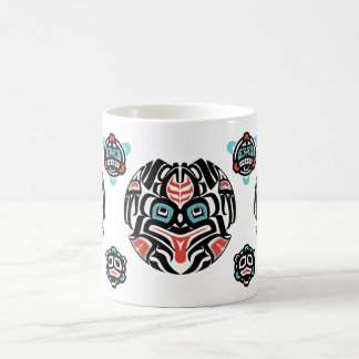 Haida-style Frog, Muted Colours - Tlingit Mug