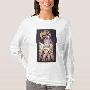Haida 'Thunderbird' statue (painted wood) T-Shirt