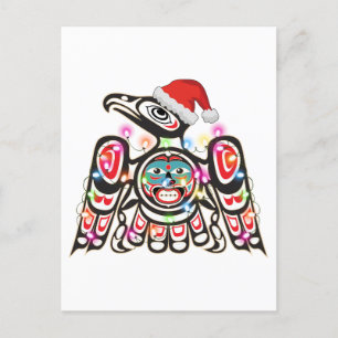 Haida Thunderbird Symbolism Ornament Target Christ Postcard