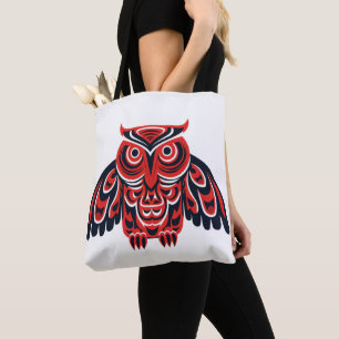 Haida Tlingit Native owl Tote Bag