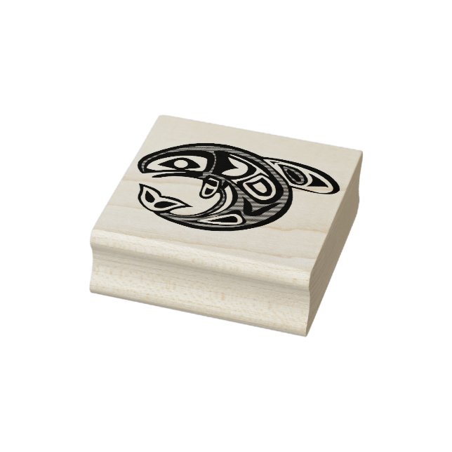 Haida Whale Rubber Stamp (Stamp)