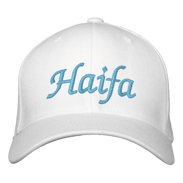 Haifa Israel Embroidered Hat (Front)