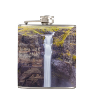 Haifoss waterfall, Iceland Hip Flask
