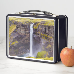 Haifoss waterfall, Iceland Metal Lunch Box
