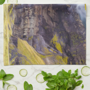 Haifoss waterfall, Iceland Tea Towel