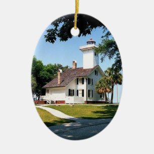 Haig Point Lighthouse Ceramic Tree Decoration