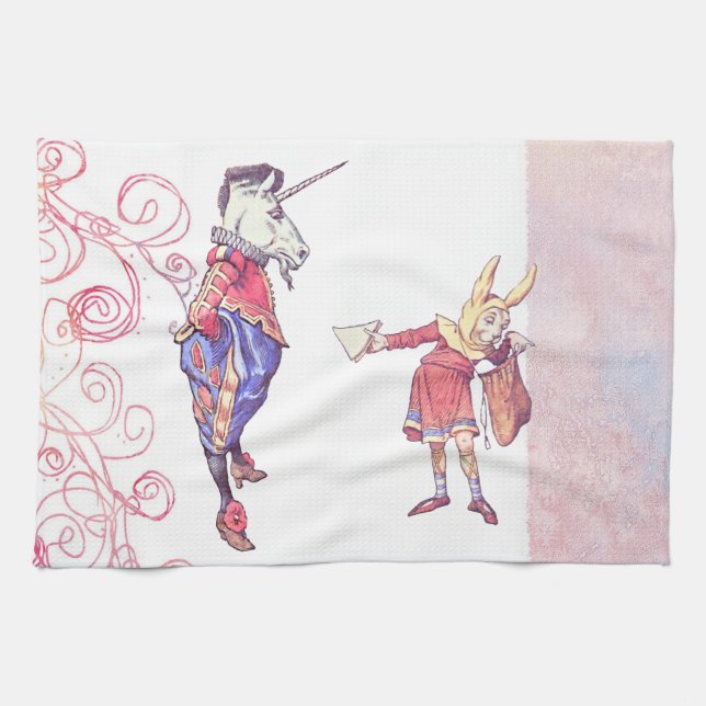 Haigha and the Unicorn Tea Towel (Horizontal)