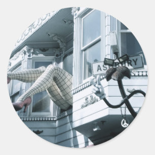 Haight-Ashbury Classic Round Sticker