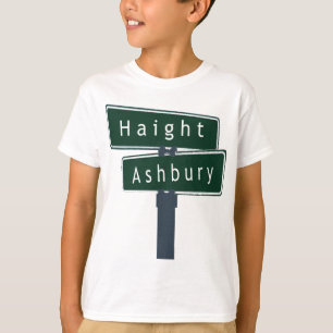 Haight Ashbury Classic Street Sign T-Shirt
