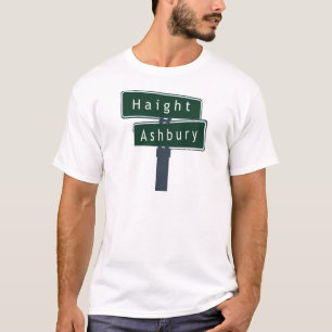 Haight Ashbury Classic Street Sign T-Shirt