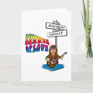 Haight Ashbury Summer of Love Card