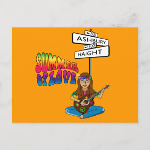 Haight Ashbury Summer of Love Postcard