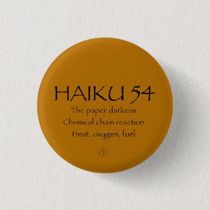 HAIKU 54 3 CM ROUND BADGE