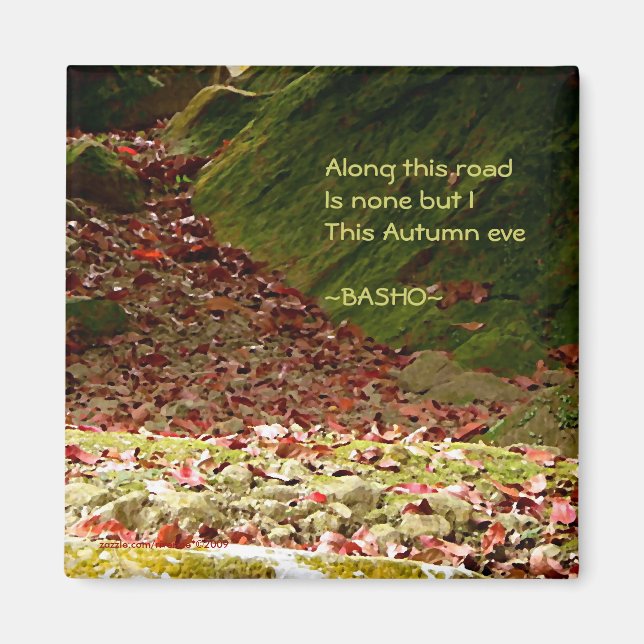 Haiku-Autumn Eve/ Magnet (Front)