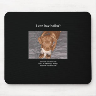 haiku cat 6 mousepad