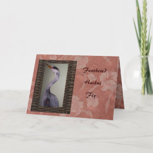 Haiku Cranes Card