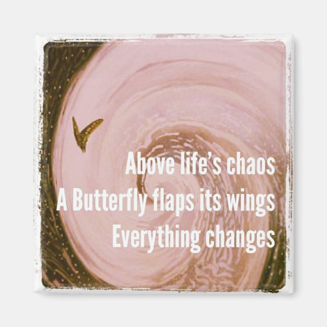 Haiku Fridge Magnet - Butterfly (Front)
