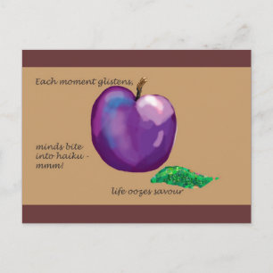 Haiku - life is poetry postcard
