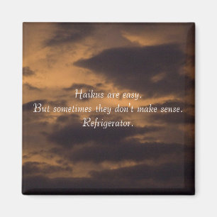 Haiku Magnet