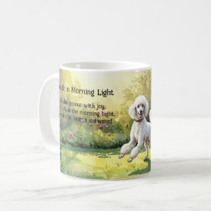Haiku Poem - Poodle in Morning Light Mug