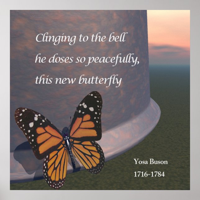 Haiku -This New Butterfly Poster (Front)