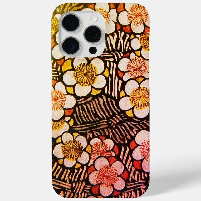 HAIKU / WHITE YELLOW ORANGE SPRING FLOWERS Case-Mate iPhone CASE (Back)