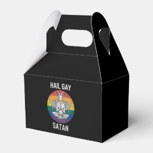 Hail Gay Satan Funny Goth Gothic Goat LGBTQ Favour Box