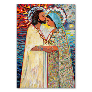 Hail Holy Queen Catholic prayer card