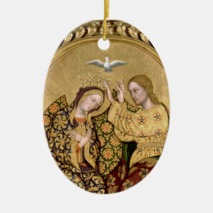 HAIL HOLY QUEEN CERAMIC TREE DECORATION