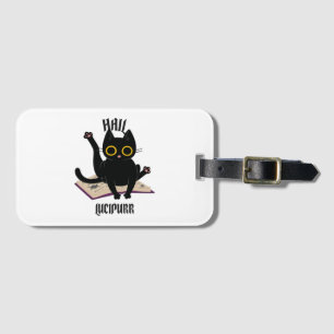 Hail Lucipurr Luggage Tag