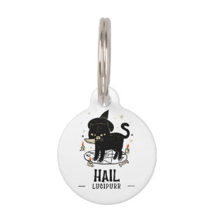 Hail Lucipurr Pet Tag