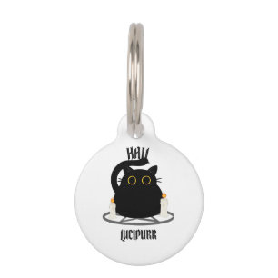 Hail Lucipurr Pet Tag