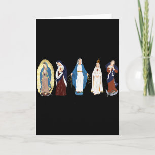 Hail Mary Full Of Grace, Blessed Virgin Mary, Bibl Card