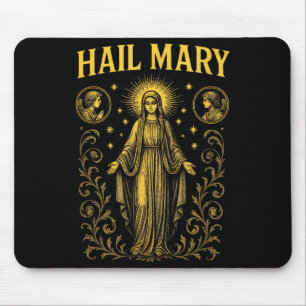 Hail Mary - Lady Guadalupe Christian Art Mouse Mat
